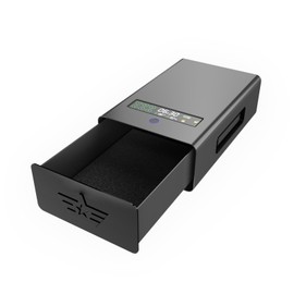 kasablank gun safe，Biometric Gun Safe For Handgun with fingerprint, key and digital password 3 .Smart Handgun Safe for Home Bedside Nightstand Car for 2 pistols