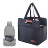 Foyego 6 Cup Drink Carrier with handle, Reusable Insulated Drink