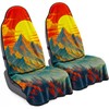 CORTHENA Car Seat Towel Cover 2 Pack for Front Seats,