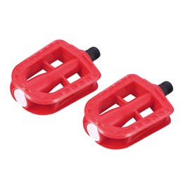 Mipcase 2Pairs Bike Pedal Non Slip Platform Pedals Red Blue for S Bicycles Easy to Install Durable and Practical Design Suitable for Boys