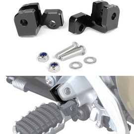 Xitomer Foot Rest Lowering Mounts Compatible with Multistrada V4 S RS Pikes Peak Rally, Multistrada V2 / S/S Travel, DesertX/Rally, Rider Peg Pedal Footpeg Extension Bracket Kits