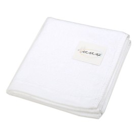 ARARAGI Hotel Hand Towel (12.2 x 12.2 inches (31 x 31 cm), Thick, White, Plain, Simple, White, 100% Cotton (3: 4 Hand Towels)