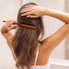 Teasing Boar Bristle Hair Brush for Women - black BristlesSlick