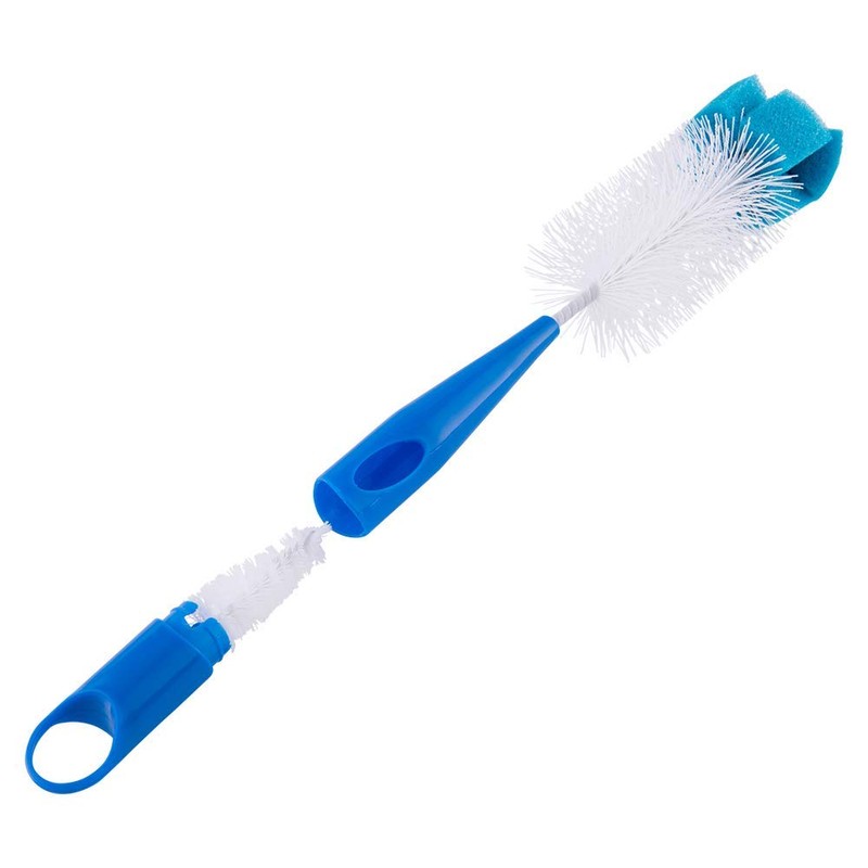 Evenflo Escobillón Doble con Esponja para lavar Bibierones y Mamilas,