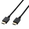Elecom CAC-HDP30BK HDMI Cable, 6.8 ft (3 m), Premium 4K