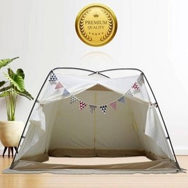 Space-Saving 3-4 Person King Size Heating Tent (160x210x140cm) - One-Touch Setup, Premium 4-Door Heating Tent (King 160x210x140cm)