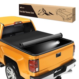 Nilight Soft Roll Up Truck Tonneau Cover Compatible with Chevy Silverado 1500 / GMC Sierra1500 2014 2015 2016 2017 2018 5.8ft Truck Bed Cover