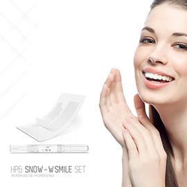 28 Tiras Dentales + 1 Pluma Dental con Gel de 2ml | HP6 Snow-w Smile | Kit Dental para 28 Días