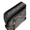 GUESS Torino Double Zip XBody with Vertical Zip Dark Black,