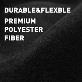 Halero 78"x59" Black Underfelt Carpet for Speaker,Sub Box Carpet Home, Auto, RV, Boat, Marine, Truck, Car Trunk Felt Fabric Material