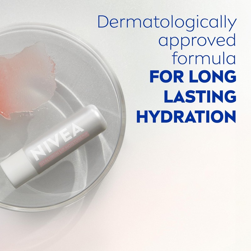 NIVEA Hyaluronic Lip Moisture Plus Rose, 5.2 g