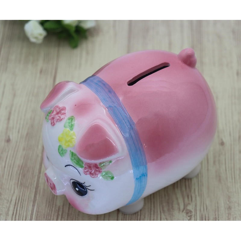 Craftmanhouse Piggy Bank Retro Medium Made in Japan