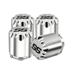 Universal Golf Cart Hubcaps, Golf Cart Wheel Center Cap-4PCS, ITP SS Wheel Center Hub Cap Suitable for Club Car, EZGO, Yamaha Models (Height 3.21"/Outer Diameter 2.75"/Innter Diameter 2.44")