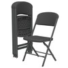 Lifetime Folding Chairs, Heavy Duty Foldable Chair Contoured for Comfort,