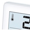 Beurer HM 16 Thermo-Hygrometer, Raumklimakontrolle mittels Temperaturanzeige und Luftfeuchtigkeit, Smiley-Anzeige,