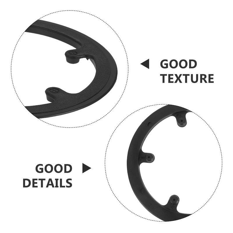 FRCOLOR Bicycle Chain Ring Sprocket Cover 5 Holes Universal Chain