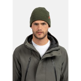 Bickley & Mitchell Cuffed Knit Beanie Army