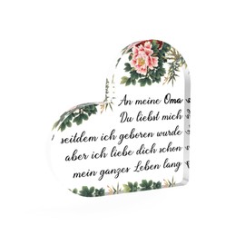 Oma Geschenk, Geschenke für Oma, Geschenk Oma, Sinnvolle Geschenke für Oma, Besondere Geschenke für Oma, Geschenk Oma Geburtstag, Acryl Plakette Büromöbel Dekoration, Weihnachtsgeschenkee für Oma2