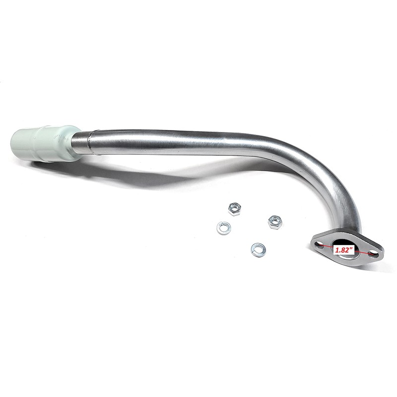 Center Rear Exhaust With Muffler for: Predator 3HP 79cc from