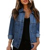 Sidefeel Women's Western Outfit Denim Jackets 2025 Spring Outfits Zimbaplatinum