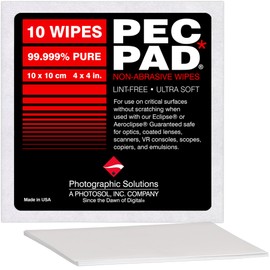 Photographic Solutions PEC-PAD Lint Free Non-Abrasive Photo Wipes 4 x 4 - (10 Pads)