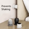 SagaSave 4Pcs Adjustable Furniture Bed Risers, 1.6-2.5 inch Anti Slip
