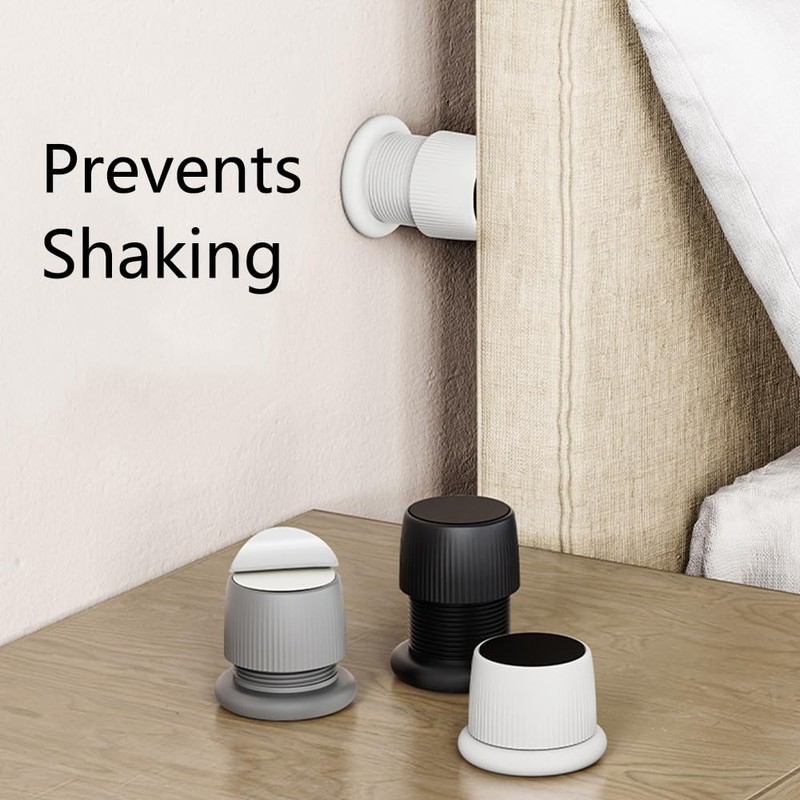 SagaSave 4Pcs Adjustable Furniture Bed Risers, 1.6-2.5 inch Anti Slip