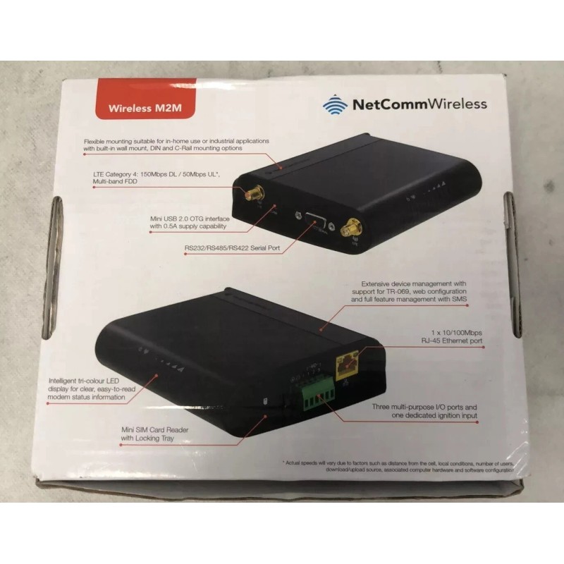 NetComm NEW NetComm Wireless 4G LTE Light Industrial M2M Router