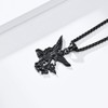 St Michael Pendant for Men Stainless Steel Archangel Necklace Amulet