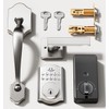 zafano Door Lock with 2 Lever Handles - Keyless Entry