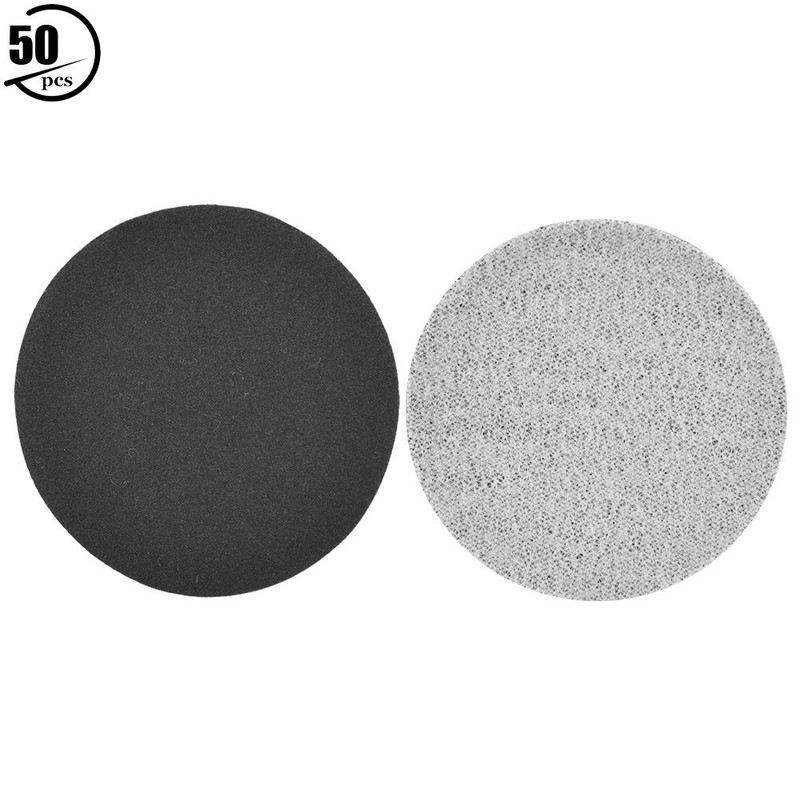 50pcs 75mm Sander Disc Hook and Loop Sanding Polishing Abrasive