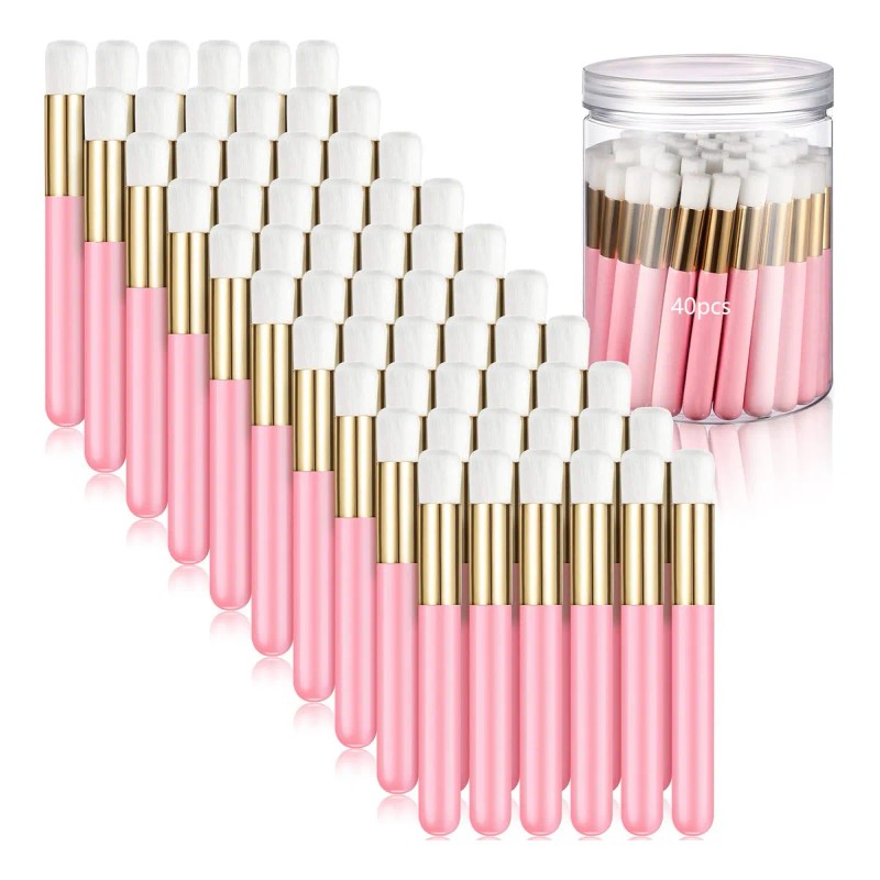 Brochas Para Limpiar Pestañas De Mink, 40 Unidades