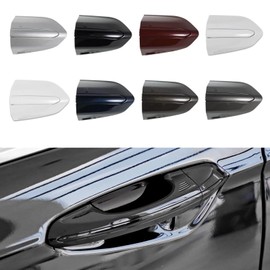 CZShiYue Car Front Left Exterior Door Handle Lock Cover fits for Ford Fusion 2013 2014 2015 2016 2017 2018 2019 2020 DS7Z 54218A15-DC Door Handle Lock Bezel Cover Cap Red