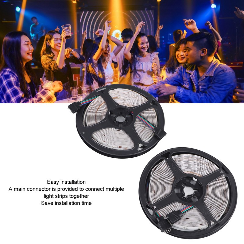 12V 5050 RGB LED Strip Light 2835 Colorful 60 Light