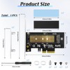 M.2 SSD NVMe to PCIe 4.0 X4 Adapter Card with