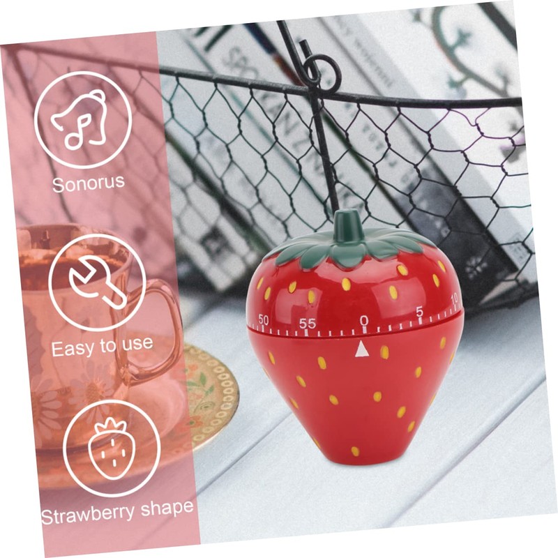 SHOWERORO Fruit Shape Mechanical Countdown Timer for Home Baking Cooking