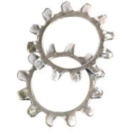 Unbranded 9/16" External Tooth Lock Washer, Zinc-Plated Finish (125 Pack)