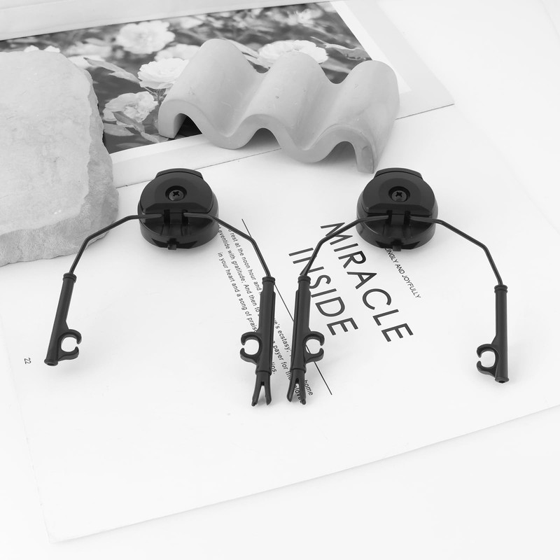 OTOTEC 1Pair Tactical Helmet Rail Adapters Headset Support Helmet Arc