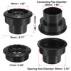 X AUTOHAUX 4Pcs Rotating AC Air Conditioning Outlet Vent Ceiling