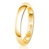 Tioneer 3mm Stainless Steel 316L Classic Plain Wedding Band Ring