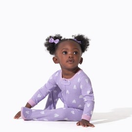 Onesies Brand Baby Girl's 4-Pack Sleep 'N Play Footies Multi Pack, Rainbows, 6-9 Months