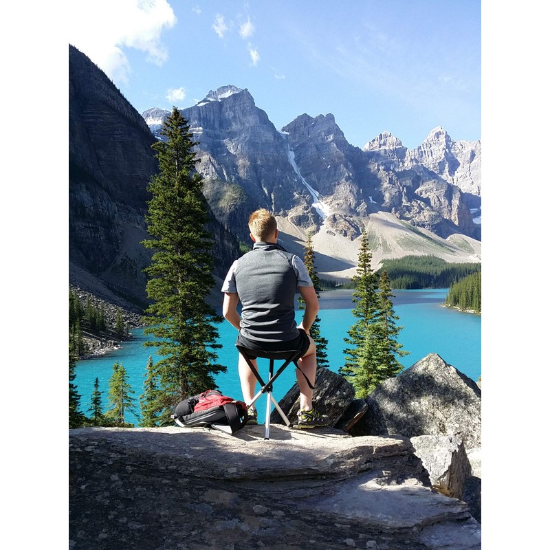 Walkstool - Comfort Model - Black and Silver - 3