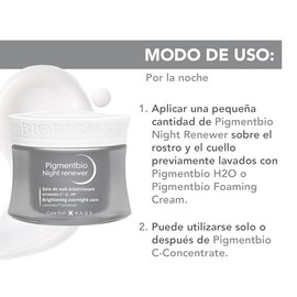 BIODERMA, Regenerador Antimanchas, Pigmentbio Night Renewer, Reduce la Aparición de Manchas, Rutina de Noche, 50ML