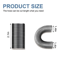 Vacuum Cleaner Inlet Lower Hose Compatible for Hoover SmartWash, SmartWash Gen 2, and SmartWash PET Carpet Cleaner， Models FH52000 FH52000G FH52002 FH52002G FH53000