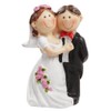Hochzeit Dekoration Bride and Groom with Roses on the Wedding