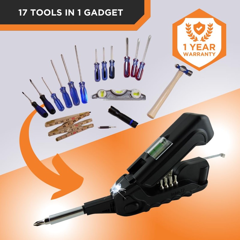 Kelvin Tools Kelvin 17 | The Palm-Sized Everyday Multi-Tool Set