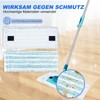 Set of 4 for streak-free floor cleaning, perfect fit