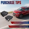 AUTOKAY Driver & Passenger Perforated Seat Cover Fits for Ford