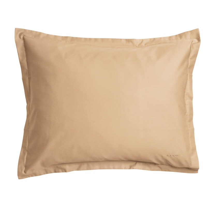 GANT Sateen Duvet Cover Single Colour Dark Almond Size 135