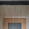 Rink Terre Himeno Noren Black String Curtain Room Divider (100cm,